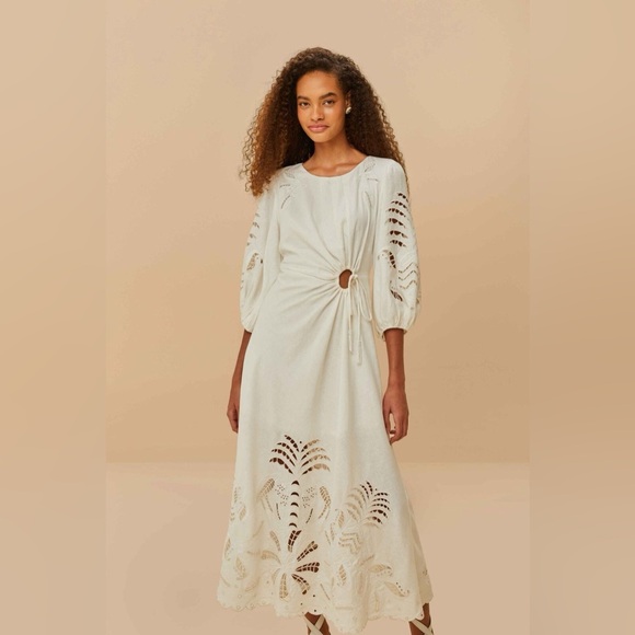 FARM Rio Dresses & Skirts - FARM RIO
Cutout broderie midi dress